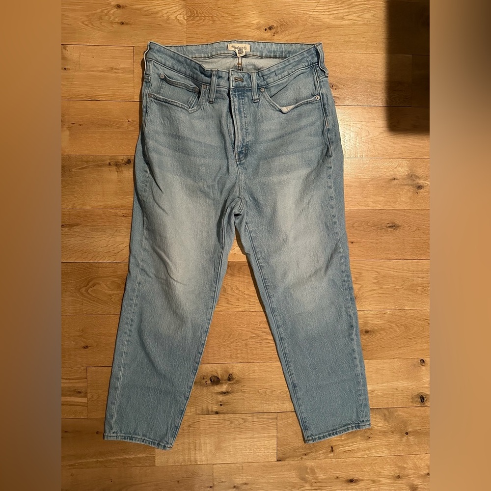 Madewell Women's Straight Leg Jeans - Light Blue